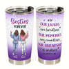 Our Friendship Is Endless - Personalized Tumbler Cup - Birthday, Funny Gift For Besties, BFF, Best Friends, Soul Sisters