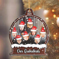 Our Grandkids Funny Face - Personalized Acrylic Photo Ornament