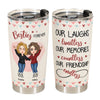 Our Laughs Are Limitless, Our Memories Are Countless, Our Friendship Is Endless - Personalized Tumbler Cup - Birthday, Loving Gift For Besties, Bff, Soul Sisters, Best Friends