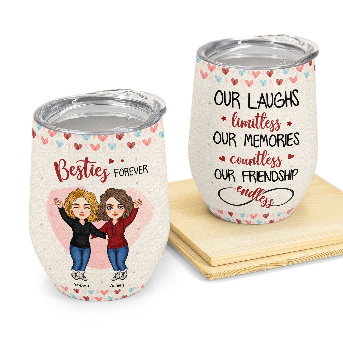 Good Friends Like Stars - Personalized Wine Tumbler - Gift For Besties –  Macorner