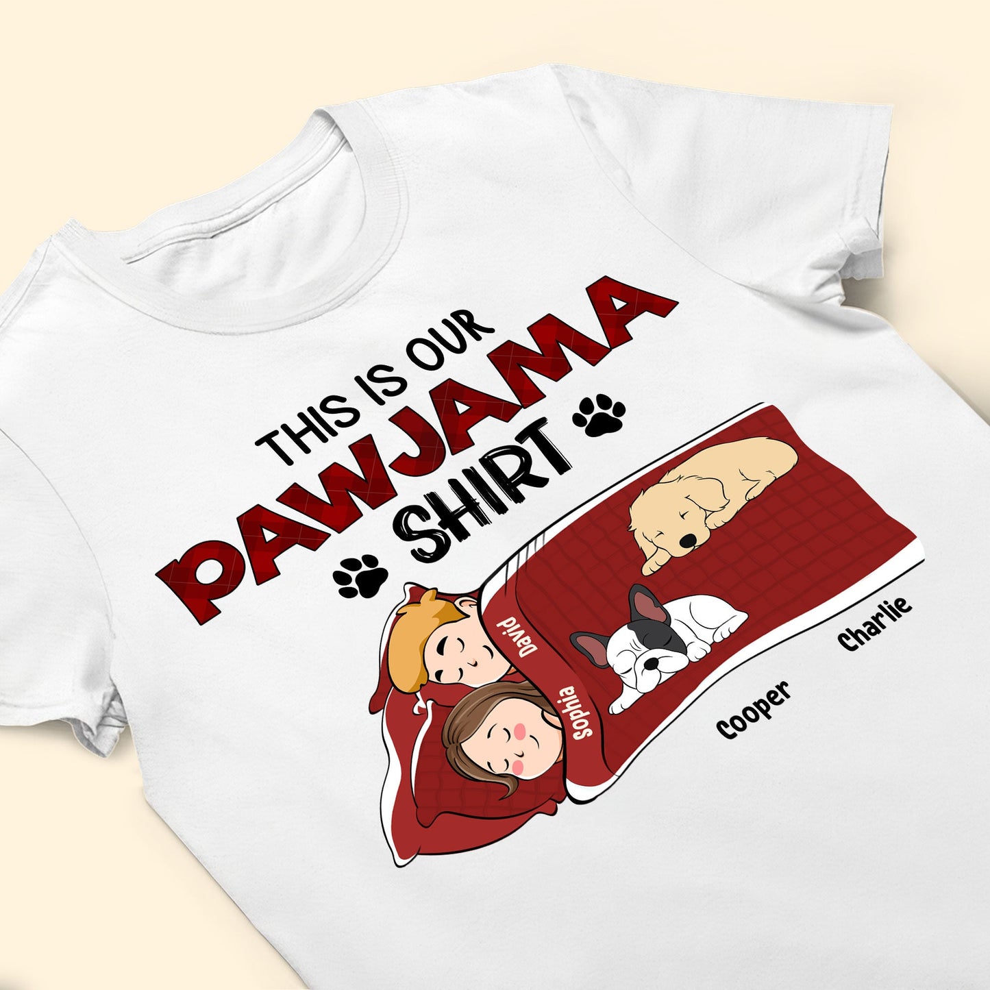 Our Pawjama Shirt - Personalized Shirt