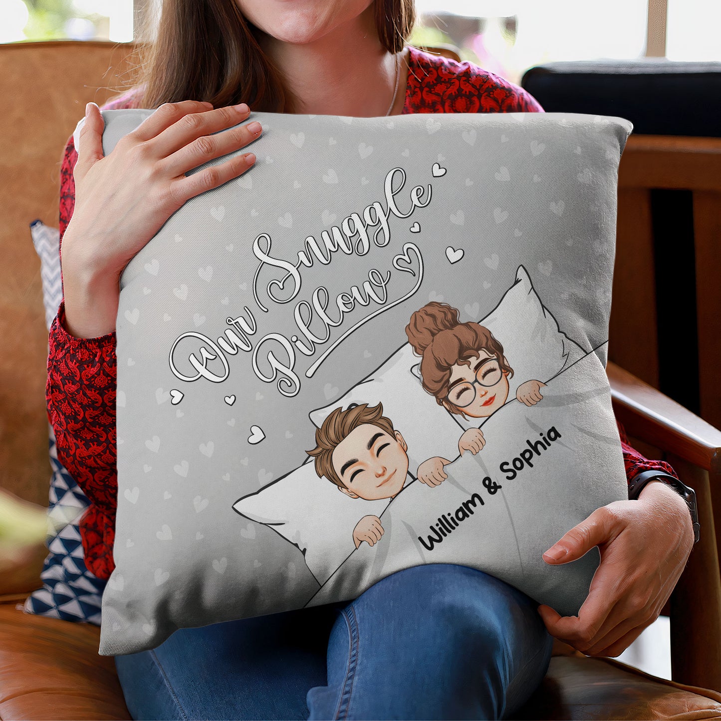 Our Snuggle Pillow - Personalized Pillow (Insert Included)