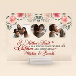 Mother's Heart Is A Special Place - Personalized Acrylic Photo Plaque
