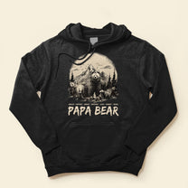 Papa Bear Grandpa Bear Daddy Bear With Cub's Names - Personalized Shirt