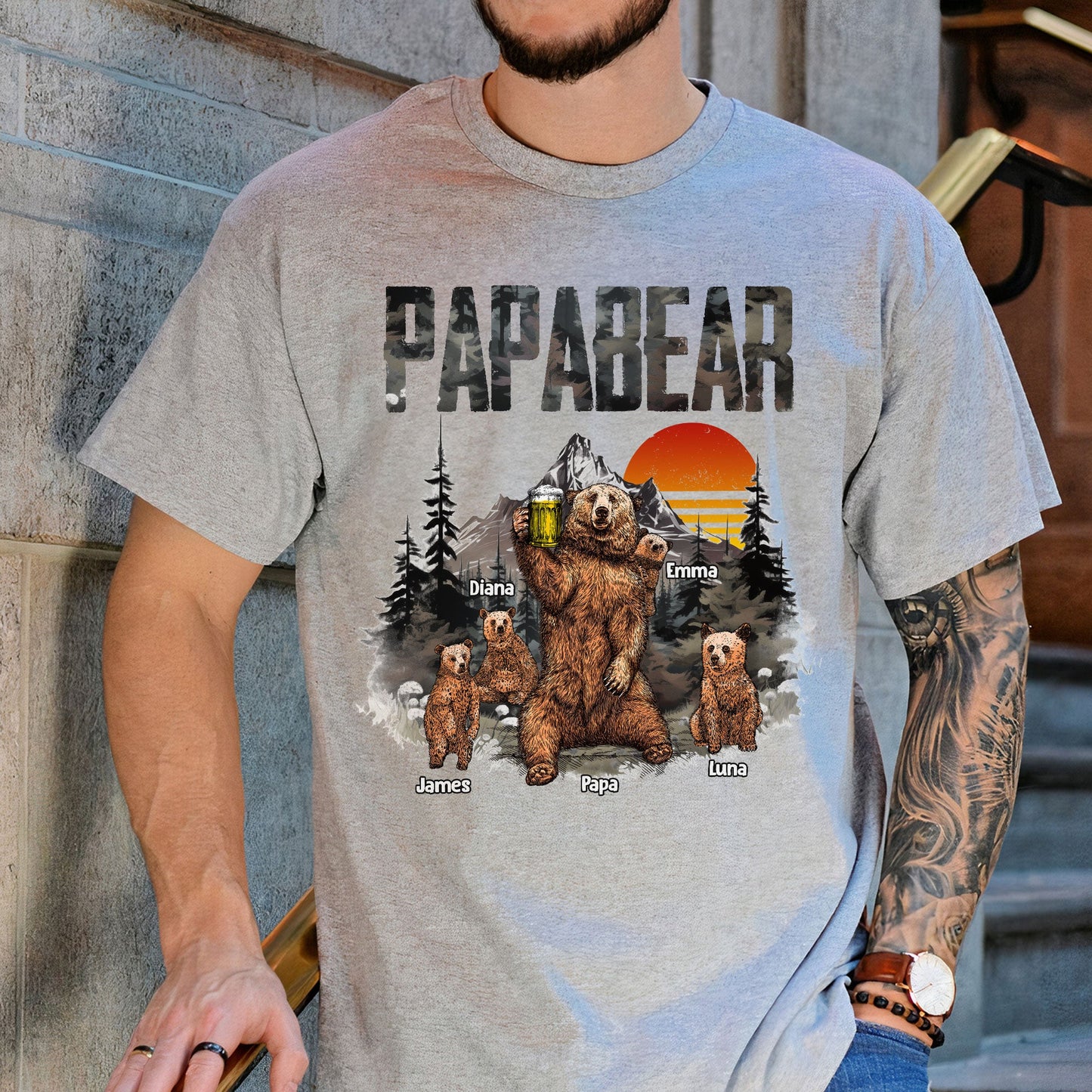 Papabear - Personalized Shirt