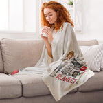 Paper Gradin' Movie Watchin' Coffee Drinkin' Blanket - Personalized Blanket - Birthday Gift For Teachers