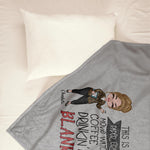 Paper Gradin' Movie Watchin' Coffee Drinkin' Blanket - Personalized Blanket - Birthday Gift For Teachers