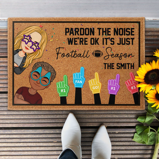 Pardon The Noise - Personalized Doormat