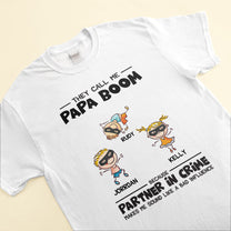 Partner-In-Crime-Kids-Personalized-Shirt-Funny-Gift-For-Grandpa-Cute-Kids