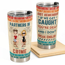 Partner In Crime - Summer Version - Personalized Tumbler Cup