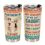 Partner In Crime - Summer Version - Personalized Tumbler Cup