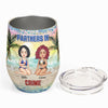 Partners In Crime Best Beaches Forever - Personalized Wine Tumbler