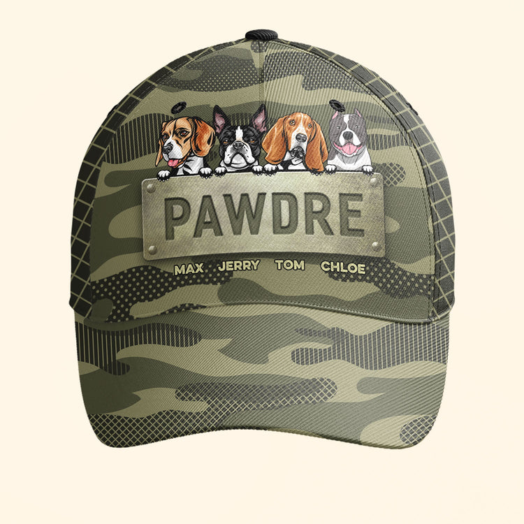 Pawdre - Personalized Classic Cap - Funny Birthday Gift For Dog Dad, Dog Lovers, Grandpa - Gift From Daughters, Sons, Wife