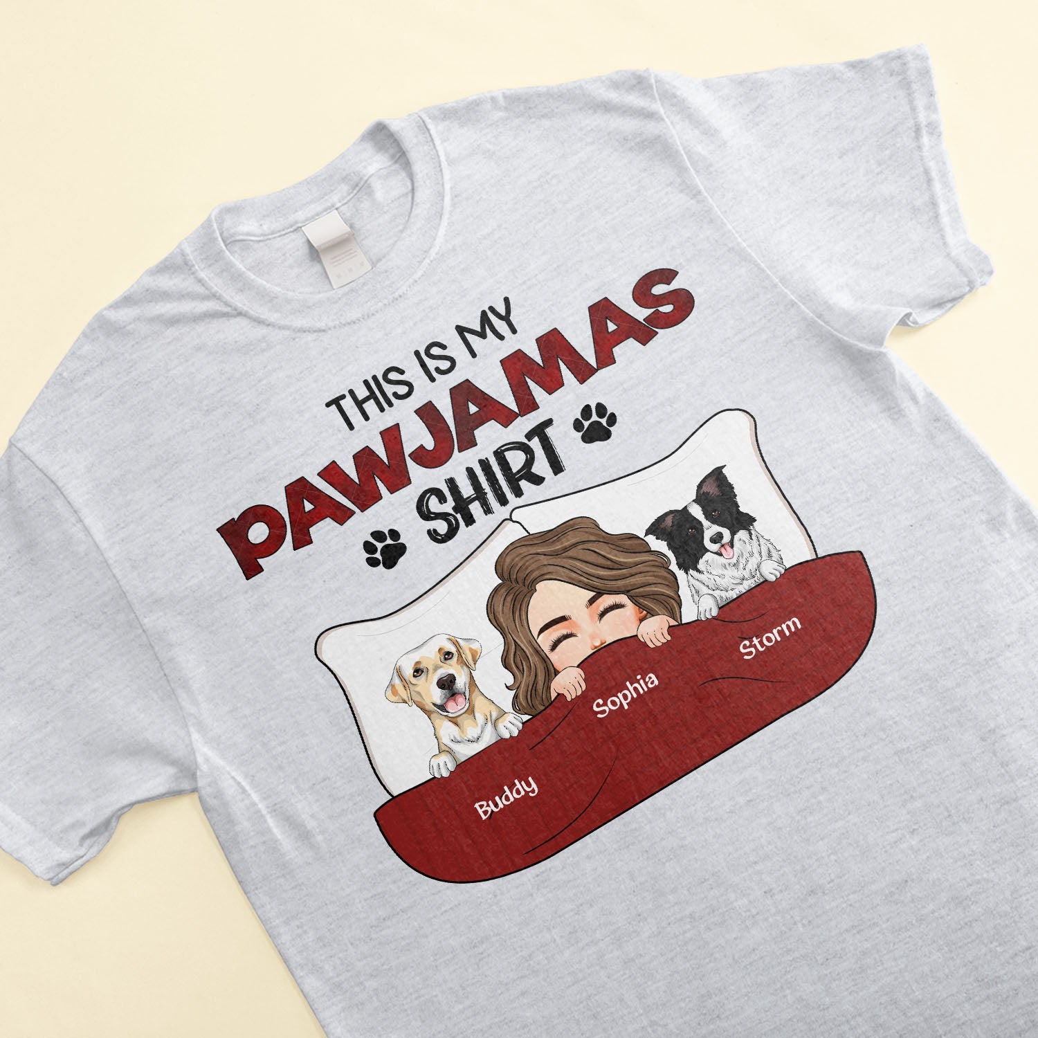 Pawjamas Shirt - Personalized Shirt