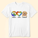 Peace Love Pet - Personalized Shirt