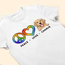 Peace Love Pet - Personalized Shirt