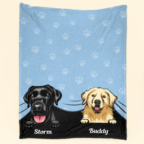 Peeking Pet - Personalized Blanket
