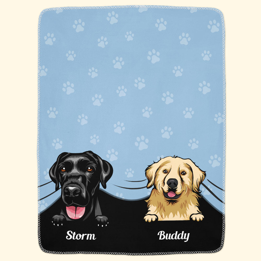 Peeking Pet - Personalized Blanket