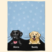 Peeking Pet - Personalized Blanket