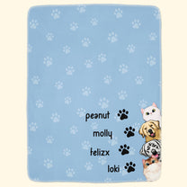 Peeking Pets - Personalized Blanket