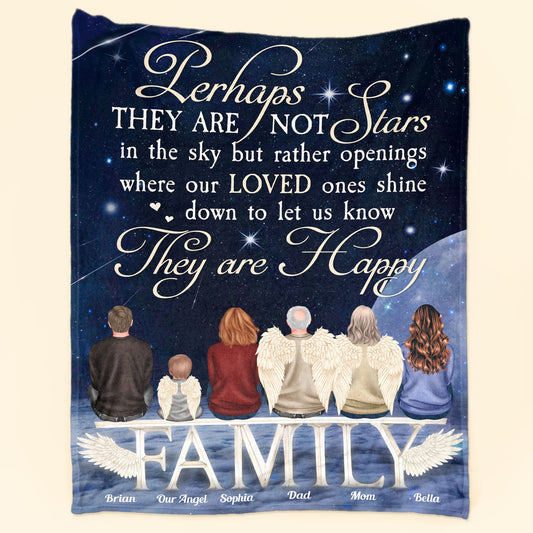 Perhaps They Are Not Stars In The Sky - Personalized Blanket