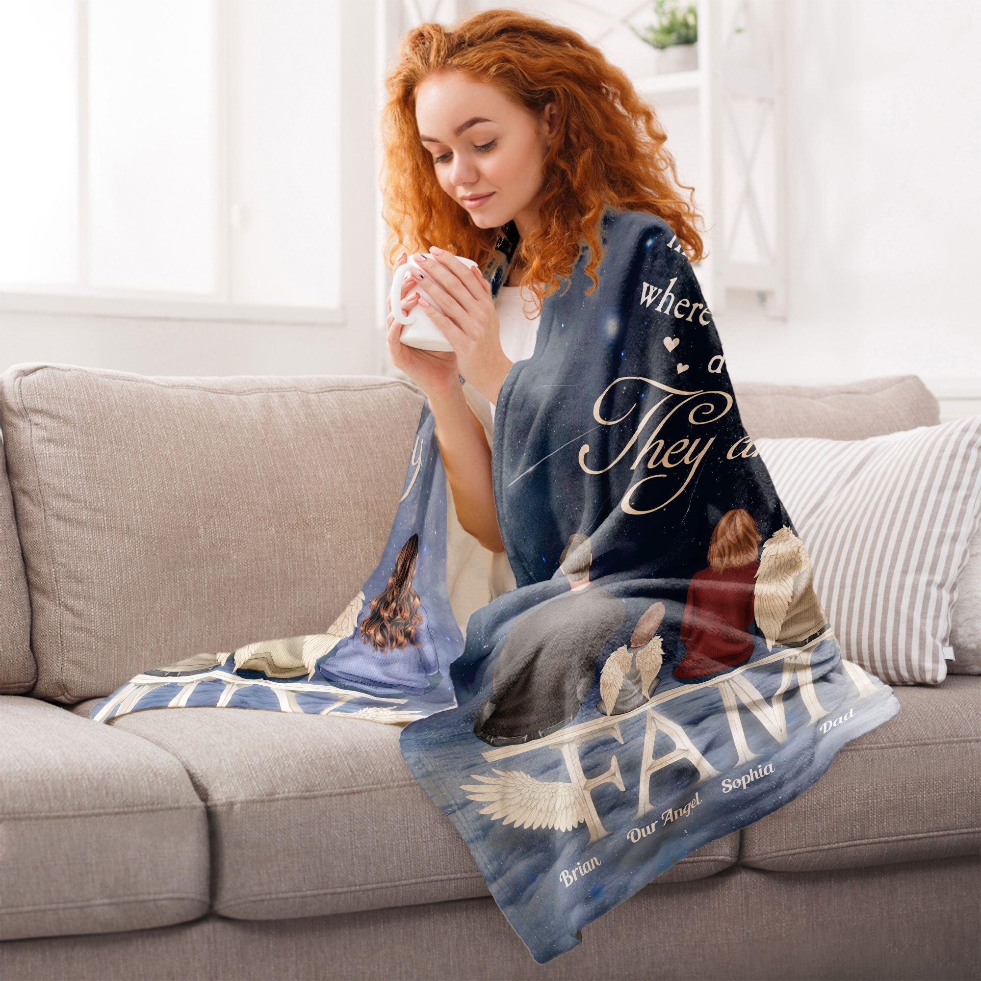 Perhaps They Are Not Stars In The Sky - Personalized Blanket