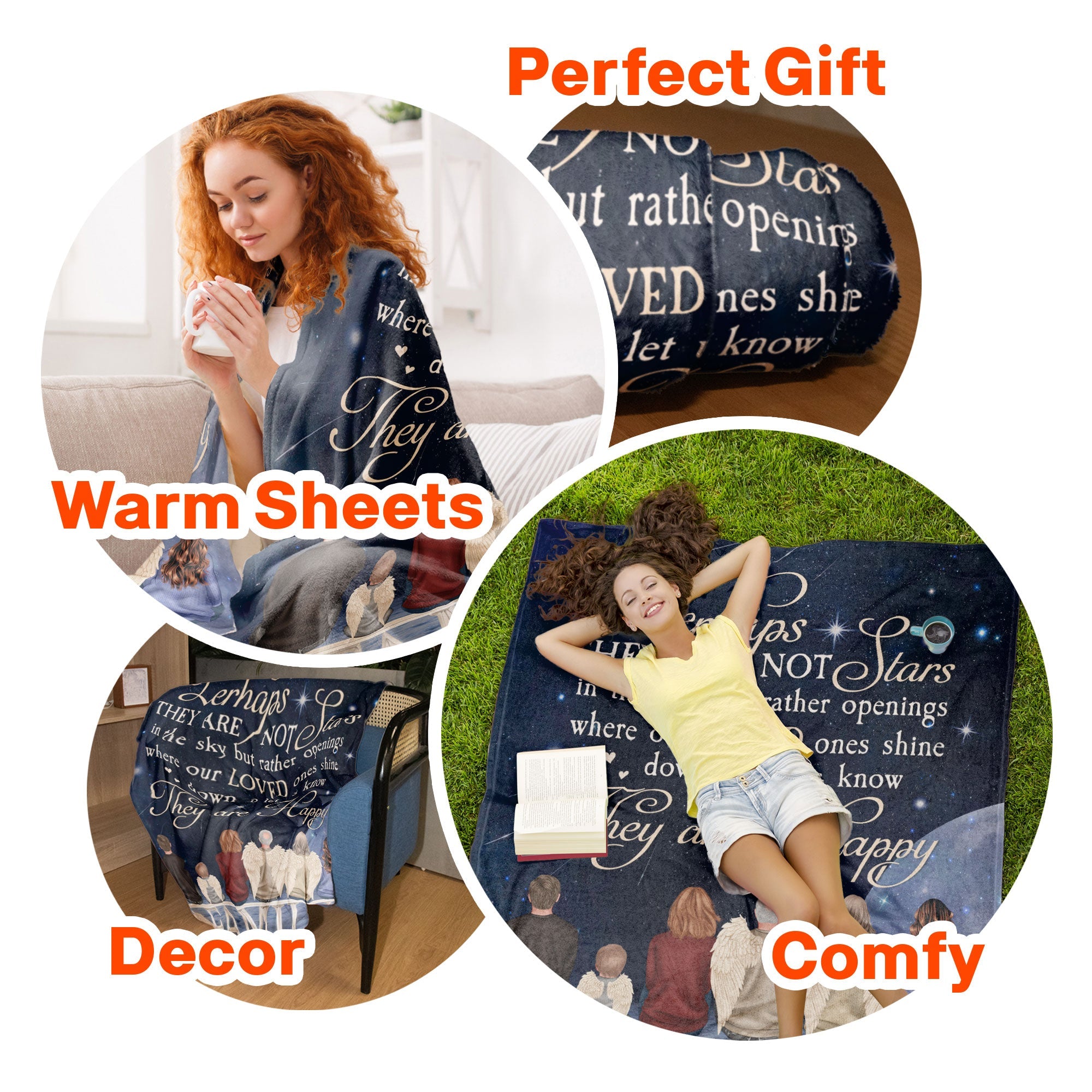 Perhaps They Are Not Stars In The Sky - Personalized Blanket