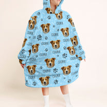 Pet Face Cute - Personalized Oversized Blanket Hoodie