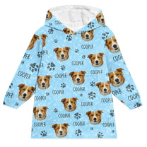 Pet Face Cute - Personalized Oversized Blanket Hoodie