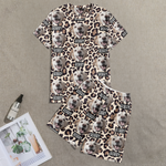 Pet Leopard Pajamas - Personalized Photo Pajama Shorts Set