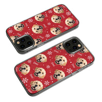 Pet Merry Christmas - Personalized Photo Clear Phone Case