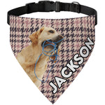 Pet Plaid Custom Photo - Personalized Photo Dog Bandana Collar