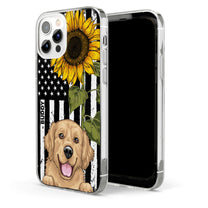 Pet - Sunflower - Personalized Clear Phone Case