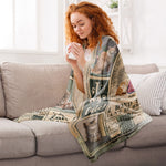 A Girl And Her Cats Unbreakable Bond - Personalized Photo Blanket