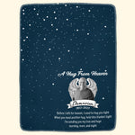 A Hug From Heaven - Personalized Photo Blanket