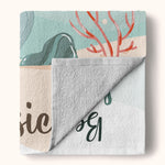 Be A Mermaid & Make Waves - Personalized Photo Beach Towel