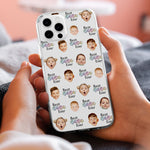 Best Grandma, Nana, Gigi, Mommy - Personalized Photo Clear Phone Case