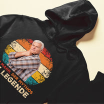 Der Mann Der Mythos Die Legende - Personalized Photo Shirt