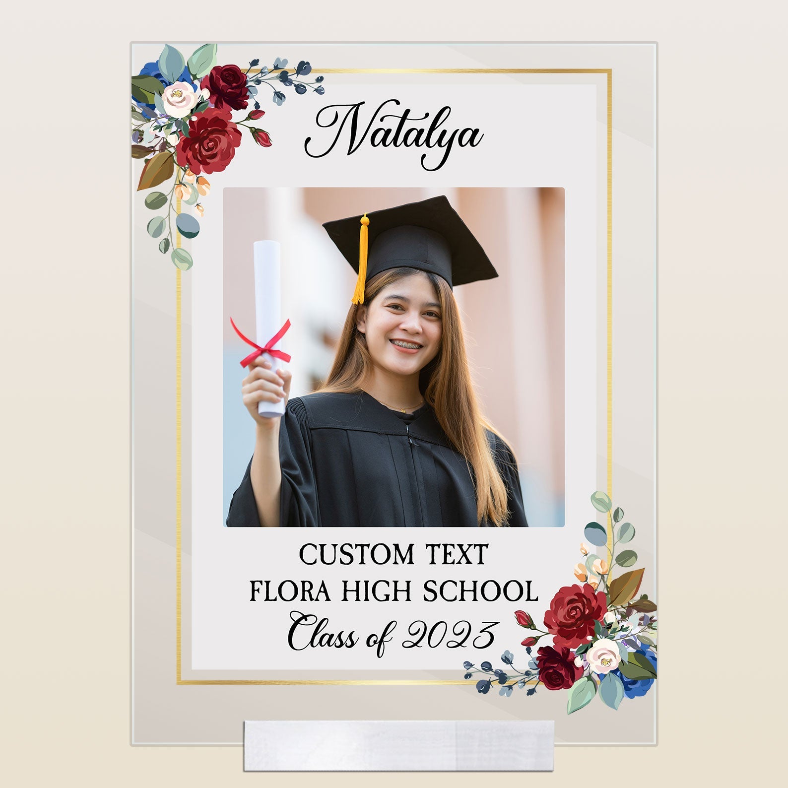 Graduation Ceremony - Personalized Acrylic Photo Plaque