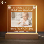 Happy First Mother's Day - Personalized Photo LED Light