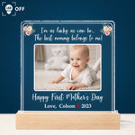 Happy First Mother's Day - Personalized Photo LED Light