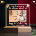 Happy First Mother's Day - Personalized Photo LED Light