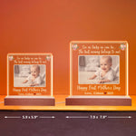 Happy First Mother's Day - Personalized Photo LED Light