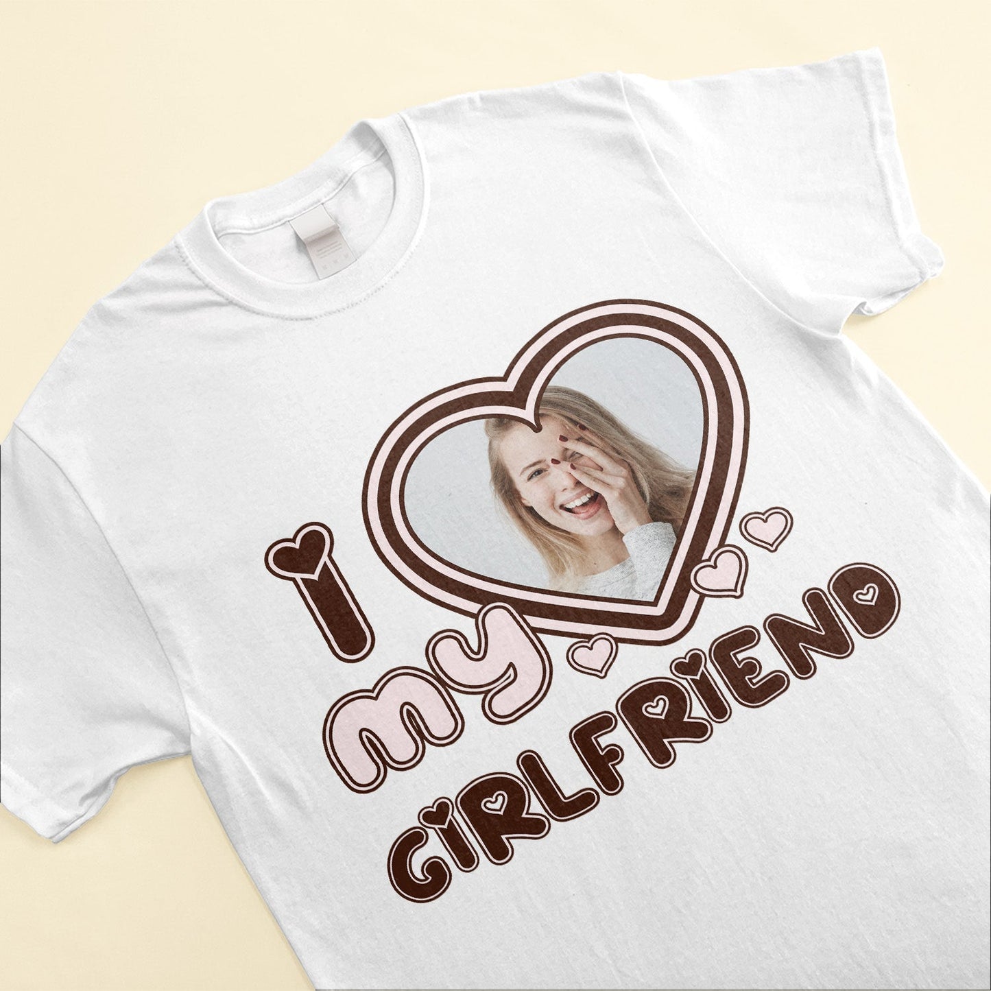 I Love My Wife I Love My Husband - Personalized Photo Shirt