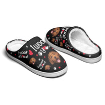 I Woof You - Personalized Photo Slippers - Mother's Day, Loving, Birthday Gift For Dog Mom, Dog Lover, Dog Owner, Dog Dad