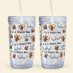 I'm A Simple Man - Personalized Photo Acrylic Tumbler With Straw
