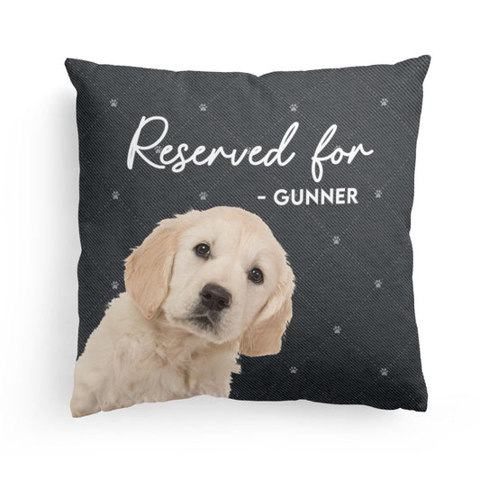 If You Miss Me Hug This Pillow - Personalized Photo Pillow (Insert Included) - Gift For Pet Lovers