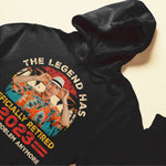 Legend Has Retired 2026 Not My Problem Anymore Retirement - Personalized Photo Shirt