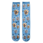 Lovely Upload Pet Image - Personalized Photo Crew Socks