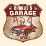 My Garage My Car - Personalized Custom Shaped Metal Photo Sign